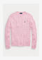 Cable Knitted Pink